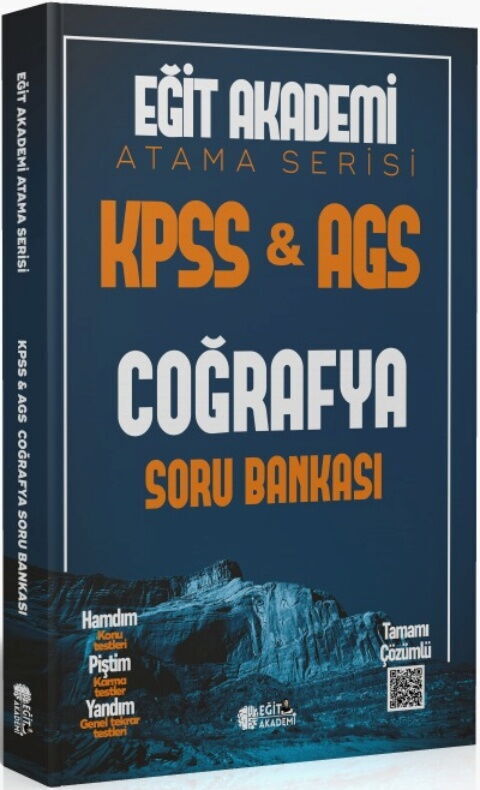 Eğit Akademi KPSS AGS Coğrafya Atama Serisi Soru Bankası