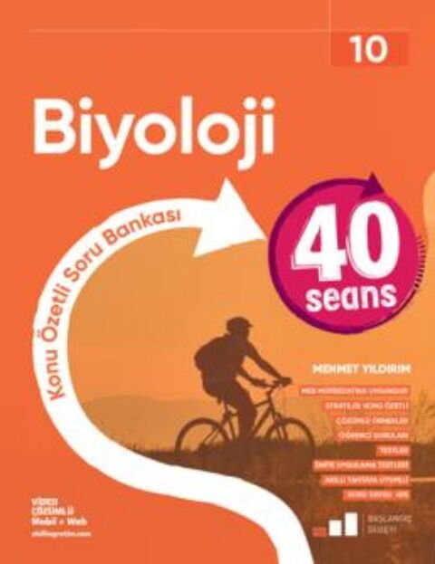 Okyanus Yayınları 10. Sınıf Biyoloji 40 Seans Konu Özetli Soru Bankası