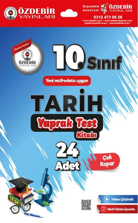 Özdebir Yayınları 10. Sınıf Tarih Yaprak Test
