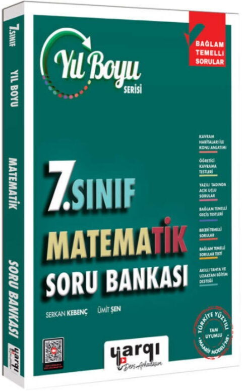 Ders Arkadaşım 7. Sınıf Matematik Yıl Boyu Soru Bankası