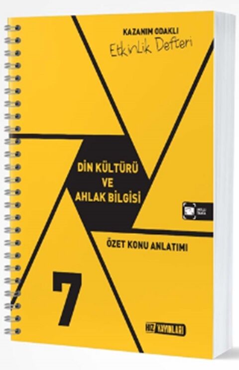 Hız Yayınları 7. Sınıf Din Kültürü ve Ahlak Bilgisi Etkinlik Defteri