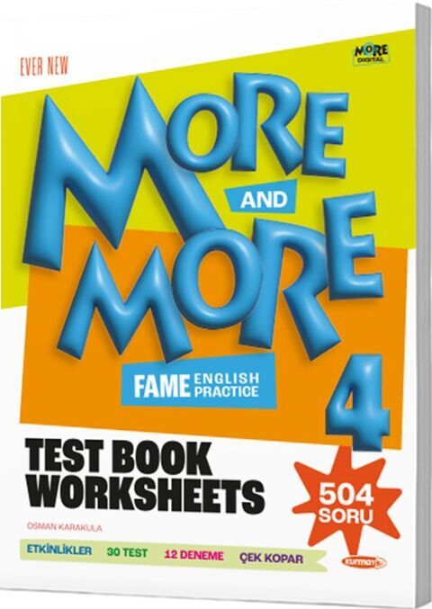 Kurmay ELT 4. Sınıf More More Fenomen Test Book Worksheets