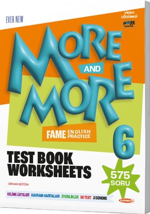 Kurmay ELT 6. Sınıf More And More Fenomen Test Book Worksheets