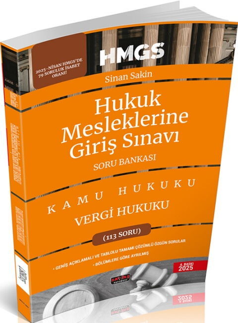 Savaş Yayınları HMGS Vergi Hukuku Soru Bankası