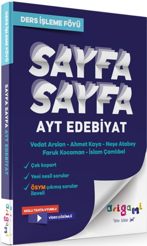 Tammat Yayıncılık AYT Edebiyat Sayfa Sayfa Ders İşleme Föyü