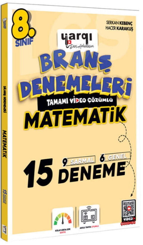 Ders Arkadaşım 8. Sınıf Matematik 15 Branş Denemeleri