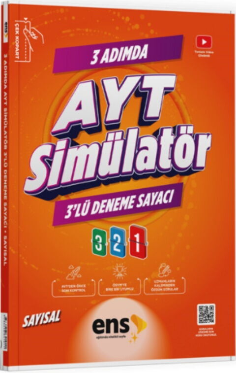 ENS Yayıncılık AYT Simülatör Sayısal 3 lü Deneme Sayacı