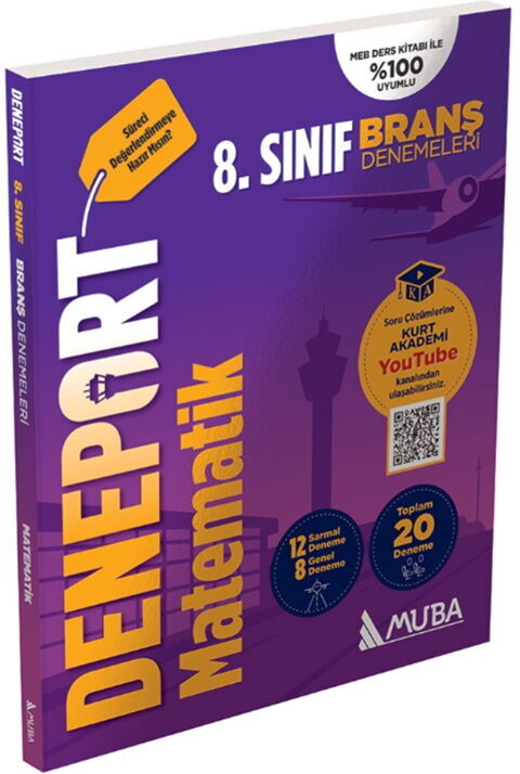 Muba Yayınları 8. Sınıf Deneport Matematik Branş Denemesi