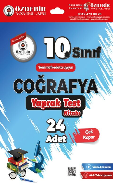 Özdebir Yayınları 10. Sınıf Coğrafya Yaprak Test