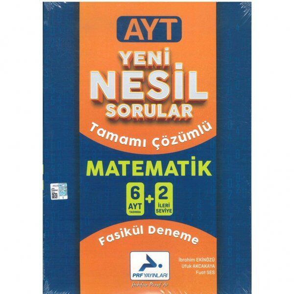 Paraf Yayınları AYT Yeni Nesil Sorular Matematik Fasikül Deneme