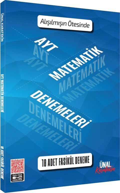 Ünal Karatekin AYT Matematik 10 Adet Fasikül Deneme