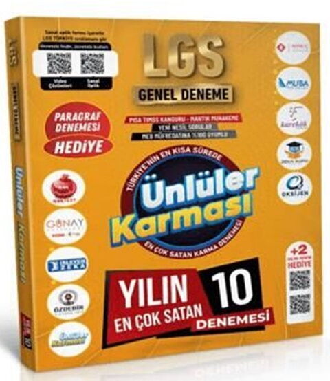 Ünlüler Karması 8. Sınıf LGS Ünlüler Karması 10 Deneme