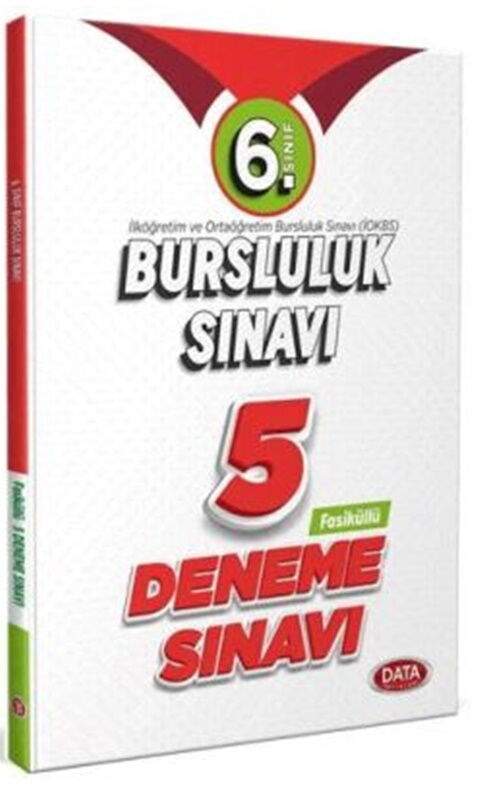 2024 Data Yayınları 6. Sınıf Bursluluk Sınavı Fasikül 5 Deneme Sınavı