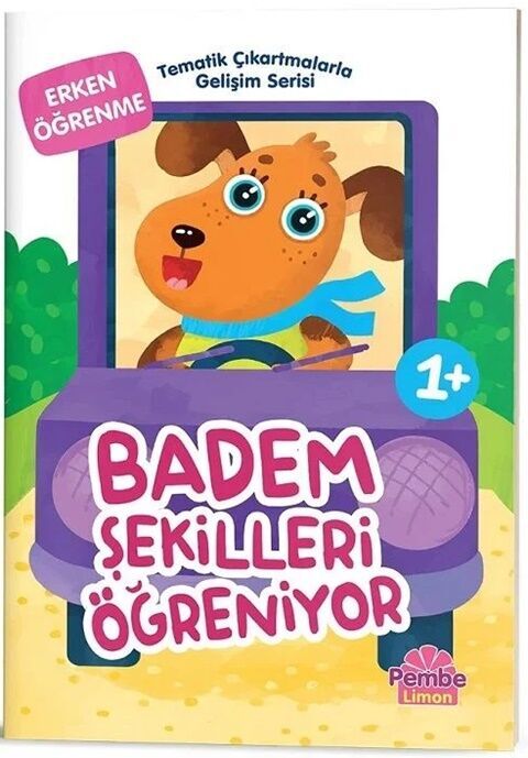 Dikkat Atölyesi Yayınları Tematik Çıkartmalarla Gelişim Serisi Badem Şekilleri Öğreniyor