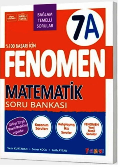 Fenomen Okul Yayınları 7. Sınıf Matematik A Fenomen Soru Bankası
