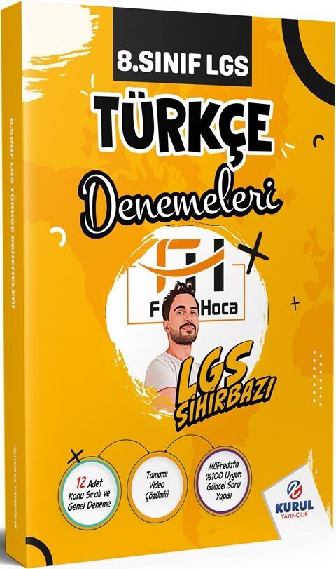 Kurul Yayıncılık 8. Sınıf LGS Sihirbazı Türkçe Denemeleri