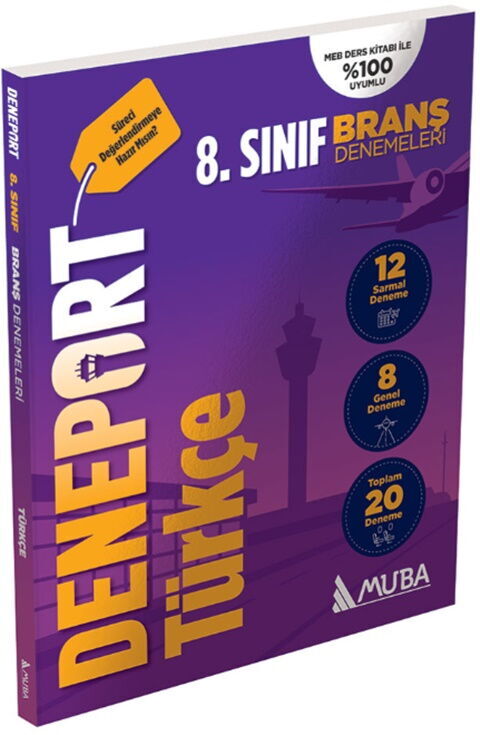 Muba Yayınları 8. Sınıf Deneport Türkçe Branş Denemesi