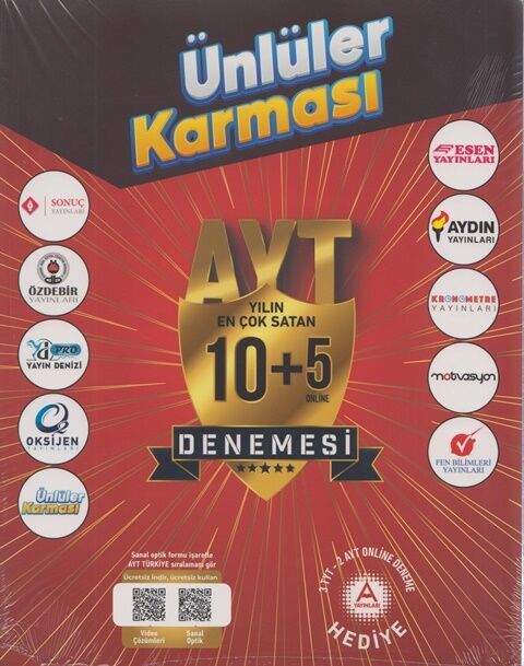 Ünlüler Karması AYT 10 + 5 Denemesi