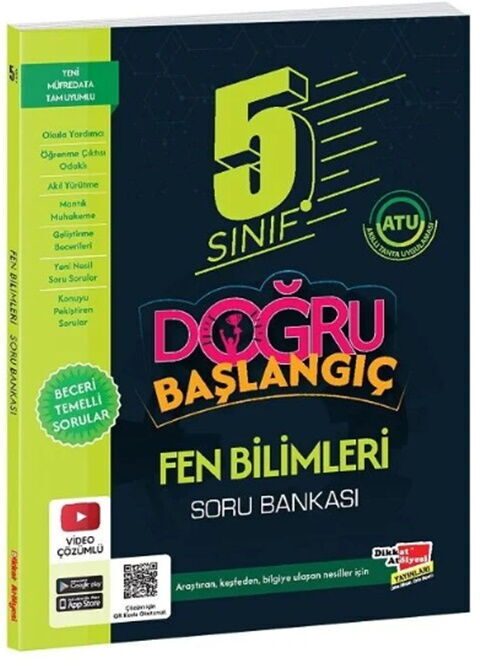 Dikkat Atölyesi 5. Sınıf Fen Bilimleri Doğru Başlangıç Soru Bankası