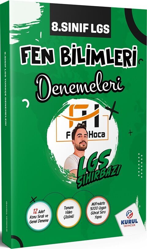 Kurul Yayıncılık 8. Sınıf LGS Sihirbazı Fen Bilimleri Denemeleri