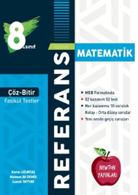 Newton Yayınları 8. Sınıf LGS Matematik Çöz Bitir Referans Yeni Nesil Fasikül Testler