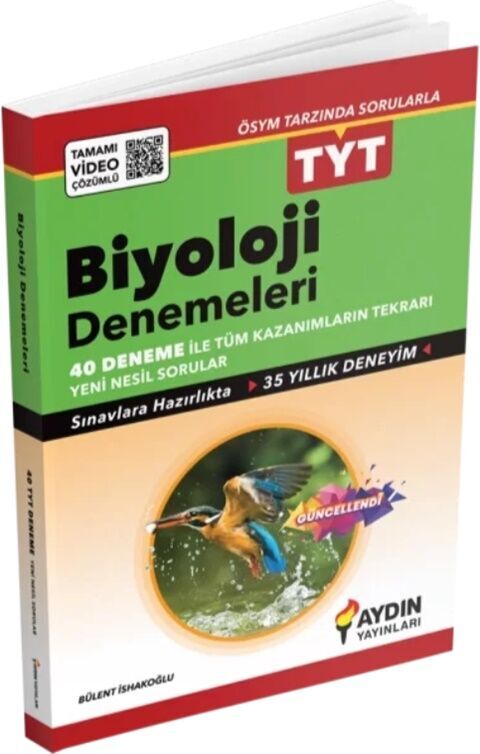 Aydın Yayınları TYT Biyoloji 40 lı Deneme