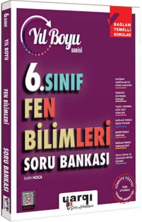 Ders Arkadaşım 6. Sınıf Fen Bilimleri Yıl Boyu Soru Bankası
