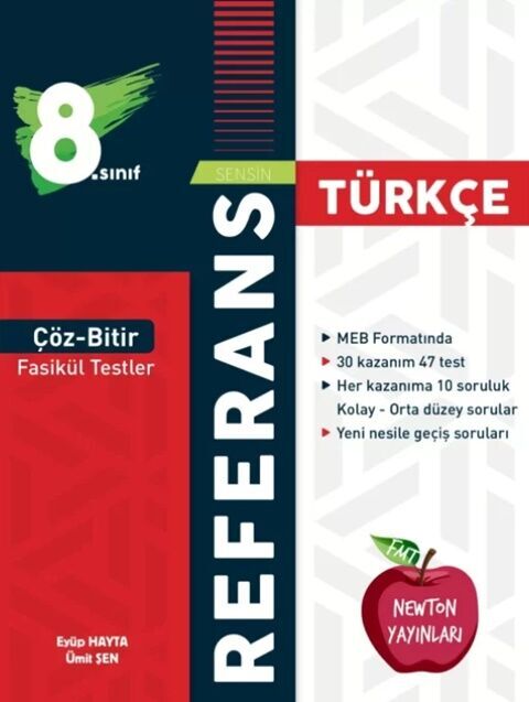Newton Yayınları 8. Sınıf LGS Türkçe Çöz Bitir Referans Yeni Nesil Fasikül Testler