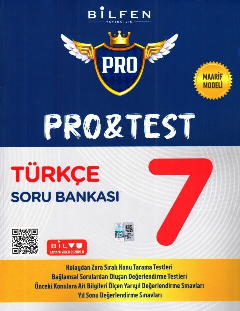 Bilfen Yayıncılık 7. Sınıf Türkçe ProTest Soru Bankası