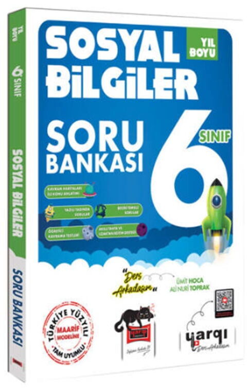 Ders Arkadaşım 6. Sınıf Sosyal Bilgiler Yıl Boyu Soru Bankası