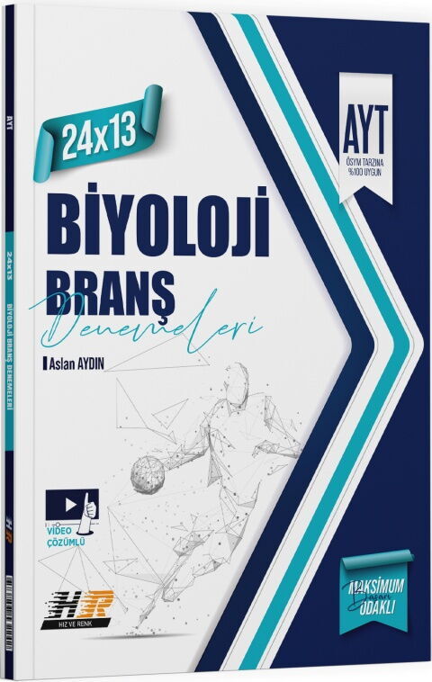 Hız ve Renk Yayınları AYT Biyoloji 24 x 13 Denemeleri