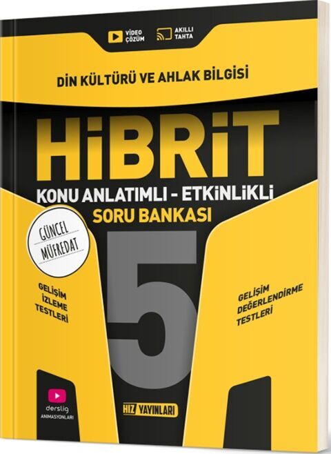 Hız Yayınları 5. Sınıf Din Kültürü ve Ahlak Bilgisi HİBRİT Konu