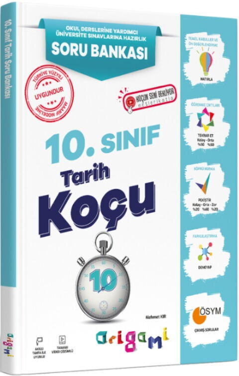 Muba Yayınları 10. Sınıf Tarih Origami Soru Bankası
