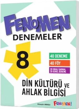 Fenomen Okul Yayınları 8. Sınıf Din Kültürü ve Ahlak Bilgisi Fenomen 40 Deneme