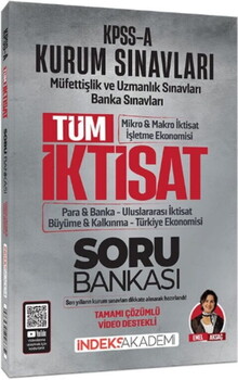 İndeks Akademi 2026 KPSS A Grubu TÜM İktisat Soru Bankası