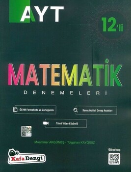  Kafa Dengi Yayınları AYT Matematik 12 li Deneme