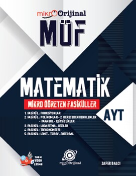  Orijinal Mikro AYT Matematik MÖF Mikro Öğreten Fasiküller