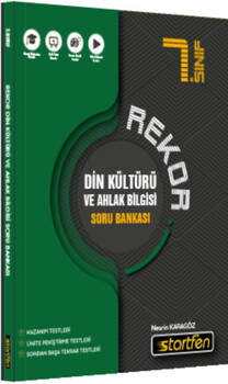  Startfen Yayınları 7. Sınıf Din Kültürü ve Ahlak Bilgisi Rekor Soru Bankası
