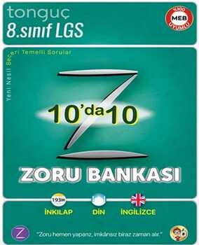  Tonguç Akademi 8. Sınıf 10 da 10 Zoru Bankası