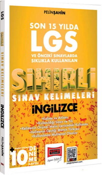  Yargı Yayınları 8. Sınıf LGS İngilizce Son 15 Yılda Sıklıkla Kullanılan Sihirli Sınav Kelimeleri