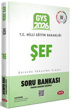 Data Yayınları 2026 Milli Eğitim Bakanlığı Şef GYS Soru Bankası