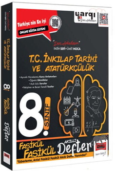 Ders Arkadaşım 8. Sınıf T.C İnkılap Tarihi ve Atatürkçülük Fasikül Fasikül Akıllı Defter