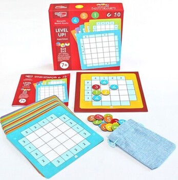  Dikkat Atölyesi Yayınları Level Up 10 - Apartman Sudoku