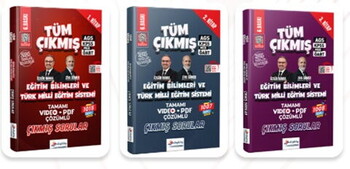 Dizgi Kitap 2027 AGS Eğitim Bilimleri Çıkmış Sorular ve Türk Milli Eğitim Sistemi Çıkmış Sorular