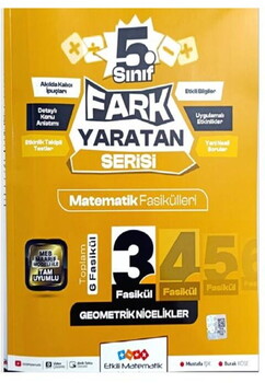 Etkili Matematik Yayınları 5. Sınıf Geometrik Nicelikler Fasikülü
