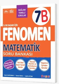 Fenomen Okul Yayınları 7. Sınıf Matematik B Fenomen Soru Bankası