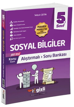  Gizli Yayınları 5. Sınıf Sosyal Bilgiler Alıştırmalı Soru Bankası