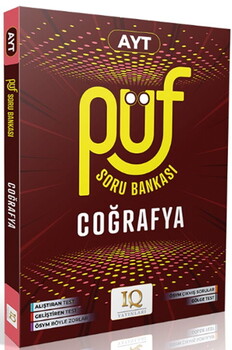 IQ Yayınları AYT Coğrafya Püf Soru Bankası