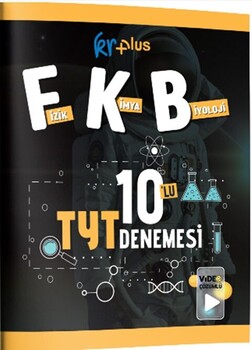  KR Plus TYT Fizik Kimya Biyoloji FKB 10 lu Deneme