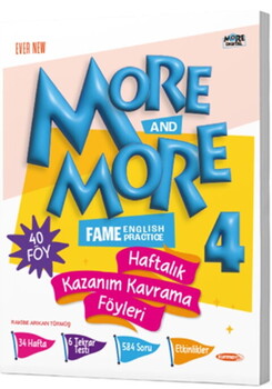 Kurmay ELT 4. Sınıf More & More Haftalık Kazanım Kavrama Föyleri